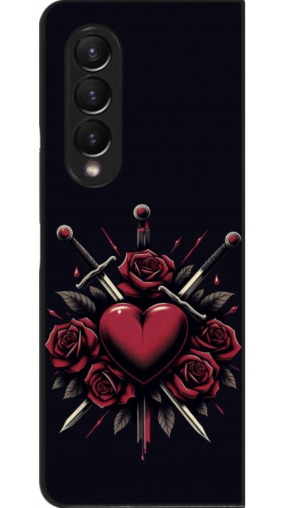 Coque Samsung Galaxy Z Fold3 5G - Valentine 2024 gothic love