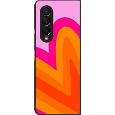 Coque Samsung Galaxy Z Fold3 5G - Valentine 2024 heart gradient