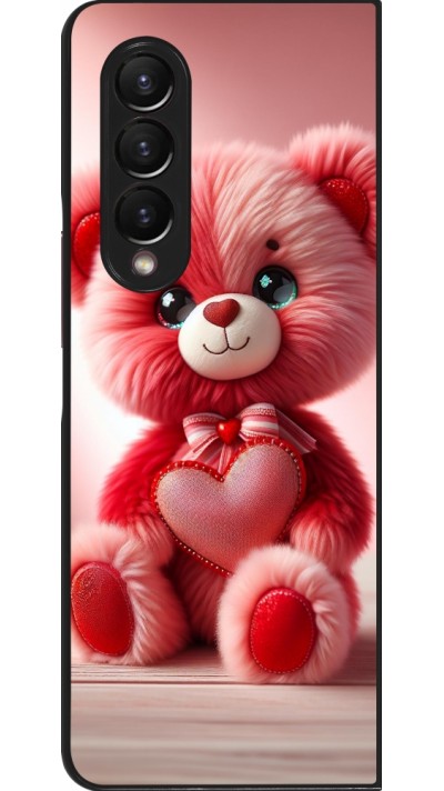 Coque Samsung Galaxy Z Fold3 5G - Valentine 2024 Ourson rose