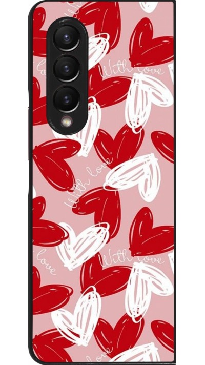 Coque Samsung Galaxy Z Fold3 5G - Valentine 2024 with love heart