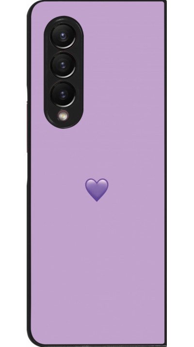 Coque Samsung Galaxy Z Fold3 5G - Valentine 2023 purpule single heart
