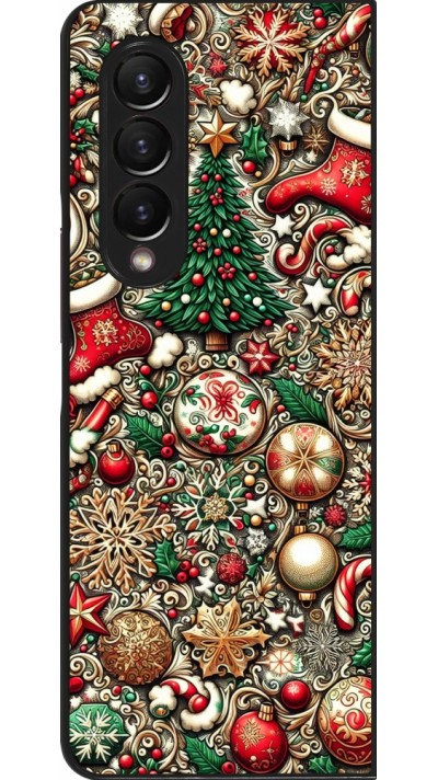 Coque Samsung Galaxy Z Fold3 5G - Noël 2023 micro pattern