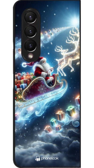 Coque Samsung Galaxy Z Fold3 5G - Noël 2023 Père Noël enchanté