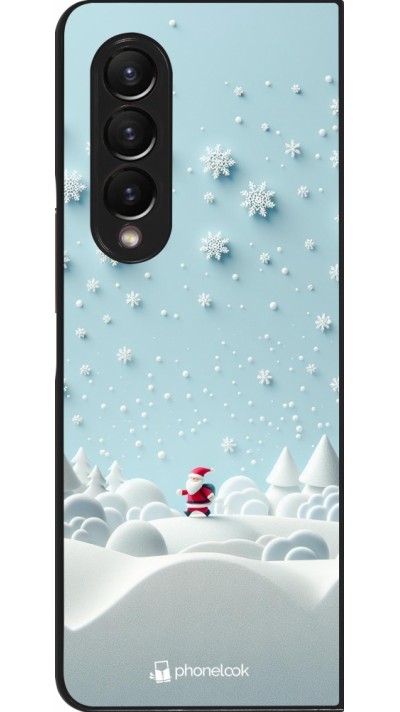Samsung Galaxy Z Fold3 5G Case Hülle - Weihnachten 2023 Kleiner Vater Schneeflocke