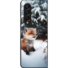 Samsung Galaxy Z Fold3 5G Case Hülle - Weihnachten 2023 Fuechslein Tanne