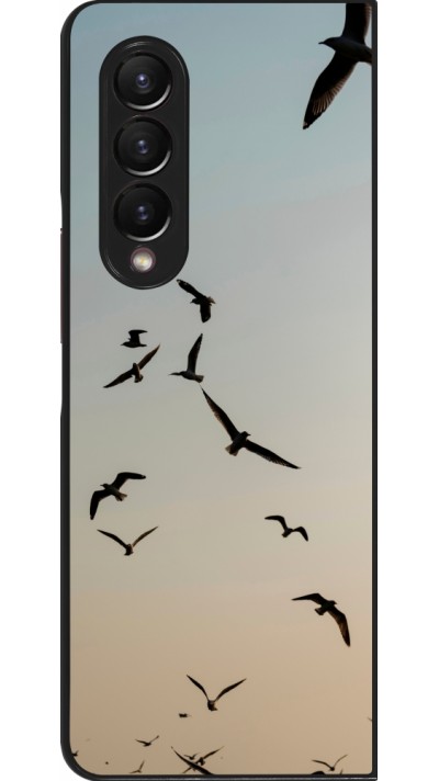 Samsung Galaxy Z Fold4 Case Hülle - Autumn 22 flying birds shadow
