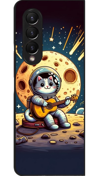 Coque Samsung Galaxy Z Fold4 - AstroCat RockLune