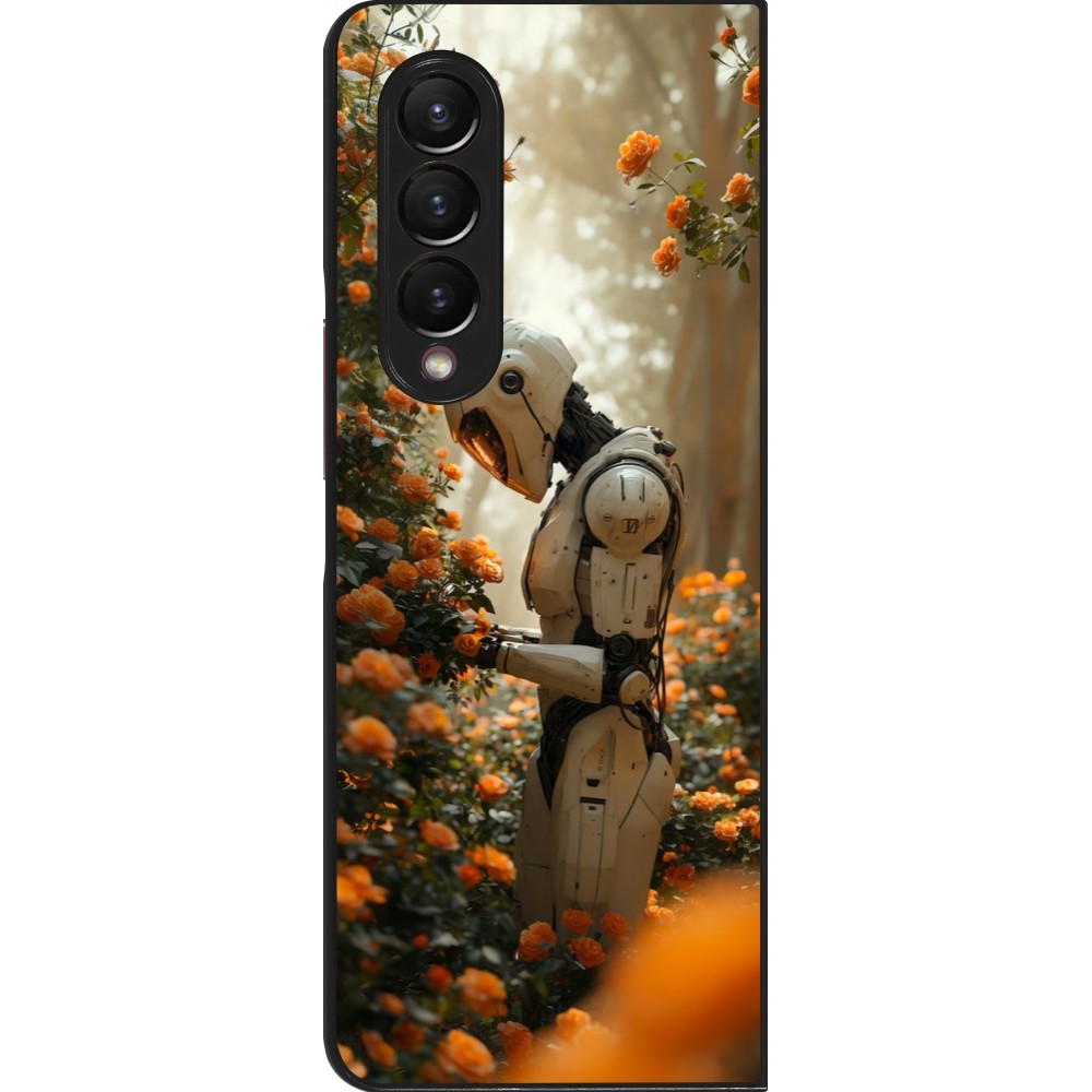 Samsung Galaxy Z Fold4 Case Hülle - Astronaut flowers 2025