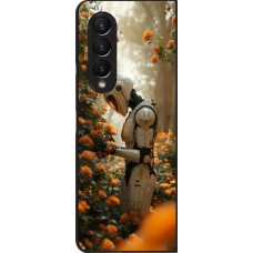 Samsung Galaxy Z Fold4 Case Hülle - Astronaut flowers 2025