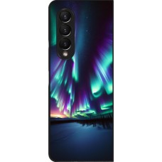 Samsung Galaxy Z Fold4 Case Hülle - Funkelndes Nordlicht