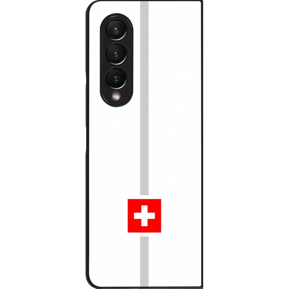 Samsung Galaxy Z Fold4 Case Hülle - Kanton CH weiss