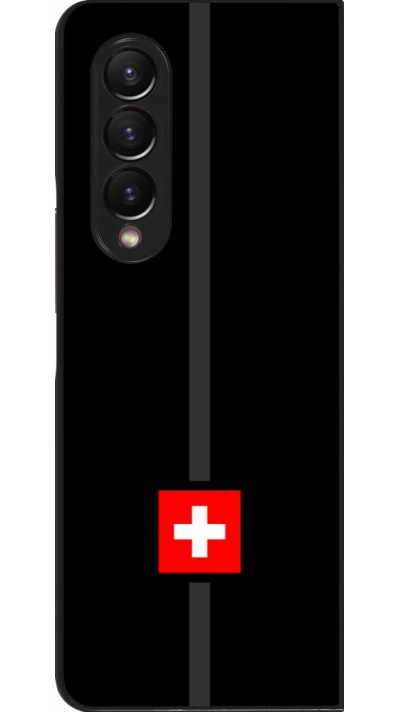 Samsung Galaxy Z Fold4 Case Hülle - Kanton CH schwarz