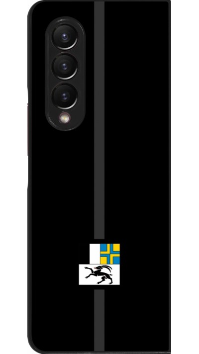 Samsung Galaxy Z Fold4 Case Hülle - Kanton GR schwarz