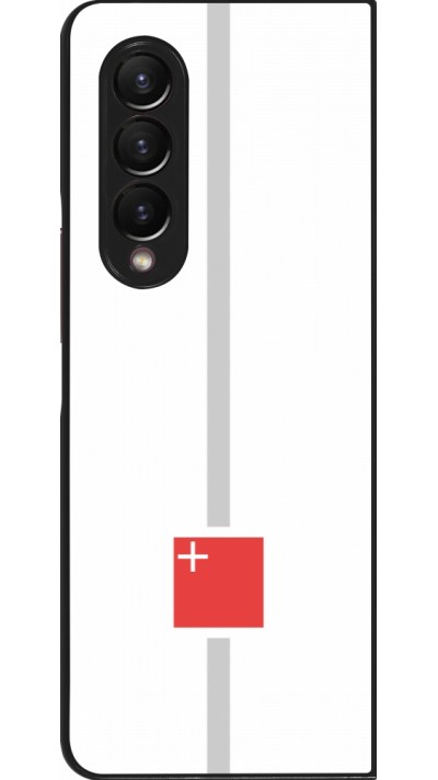 Samsung Galaxy Z Fold4 Case Hülle - Kanton SZ weiss