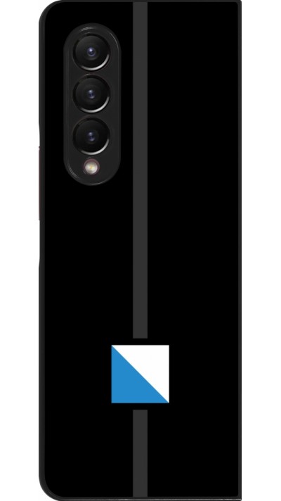 Samsung Galaxy Z Fold4 Case Hülle - Kanton ZH schwarz