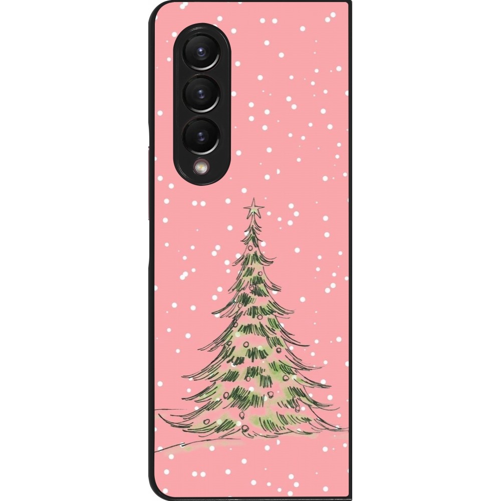 Coque Samsung Galaxy Z Fold4 - Christmas 25 Pink Tree