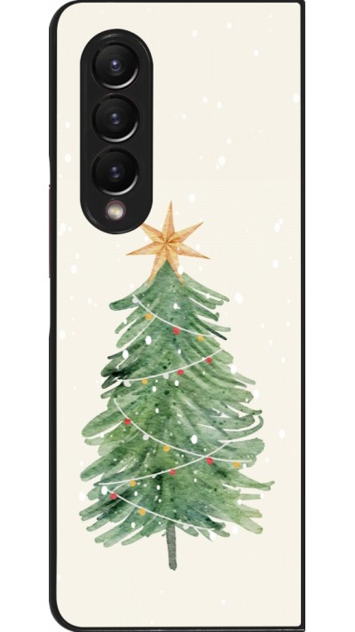Coque Samsung Galaxy Z Fold4 - Christmas 25 Sketch Tree