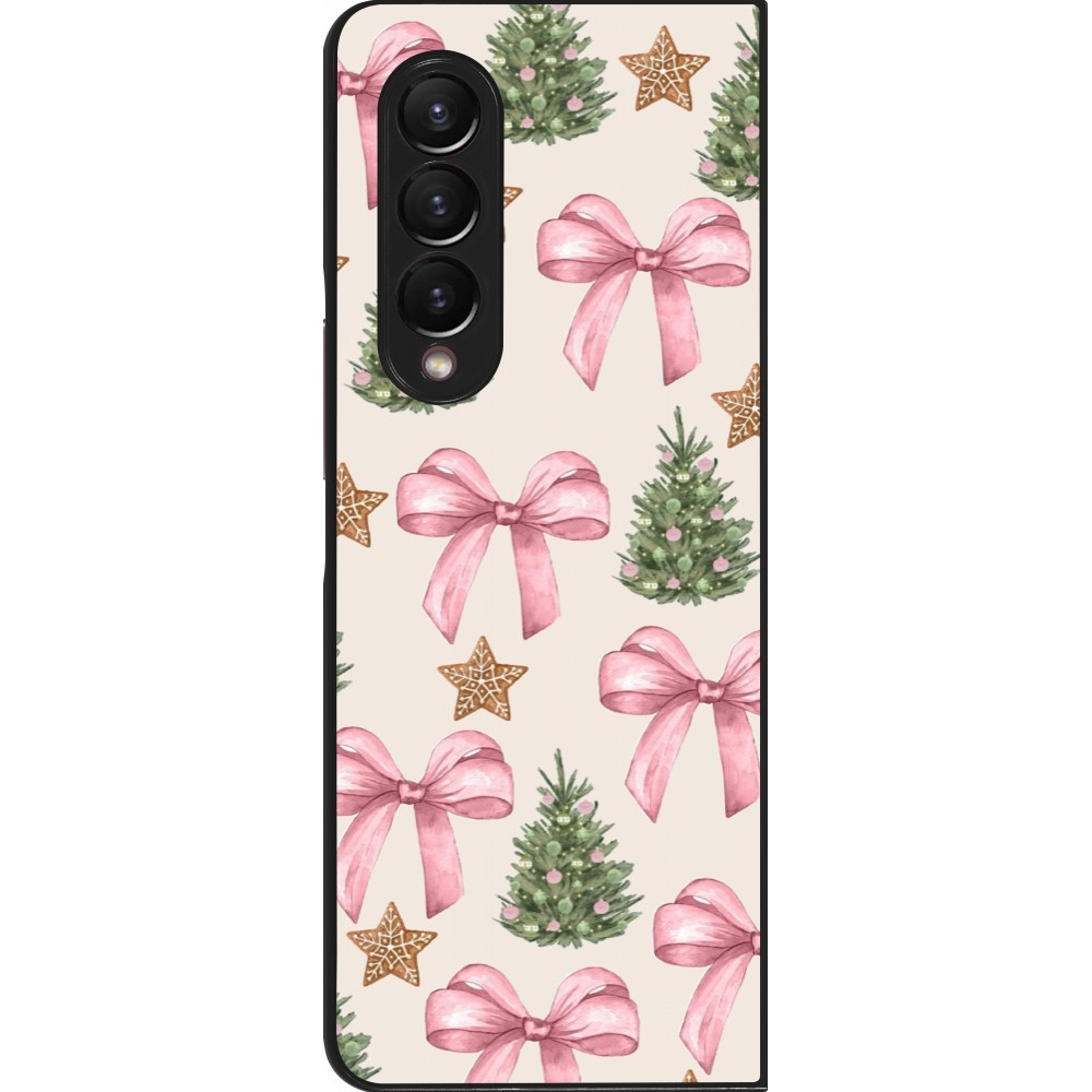 Coque Samsung Galaxy Z Fold4 - Christmas 25 Vintage Ribbons