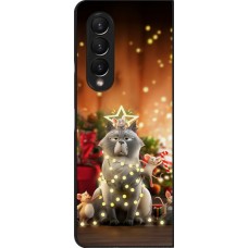 Samsung Galaxy Z Fold4 Case Hülle - Christmas 25 Xmas Cat