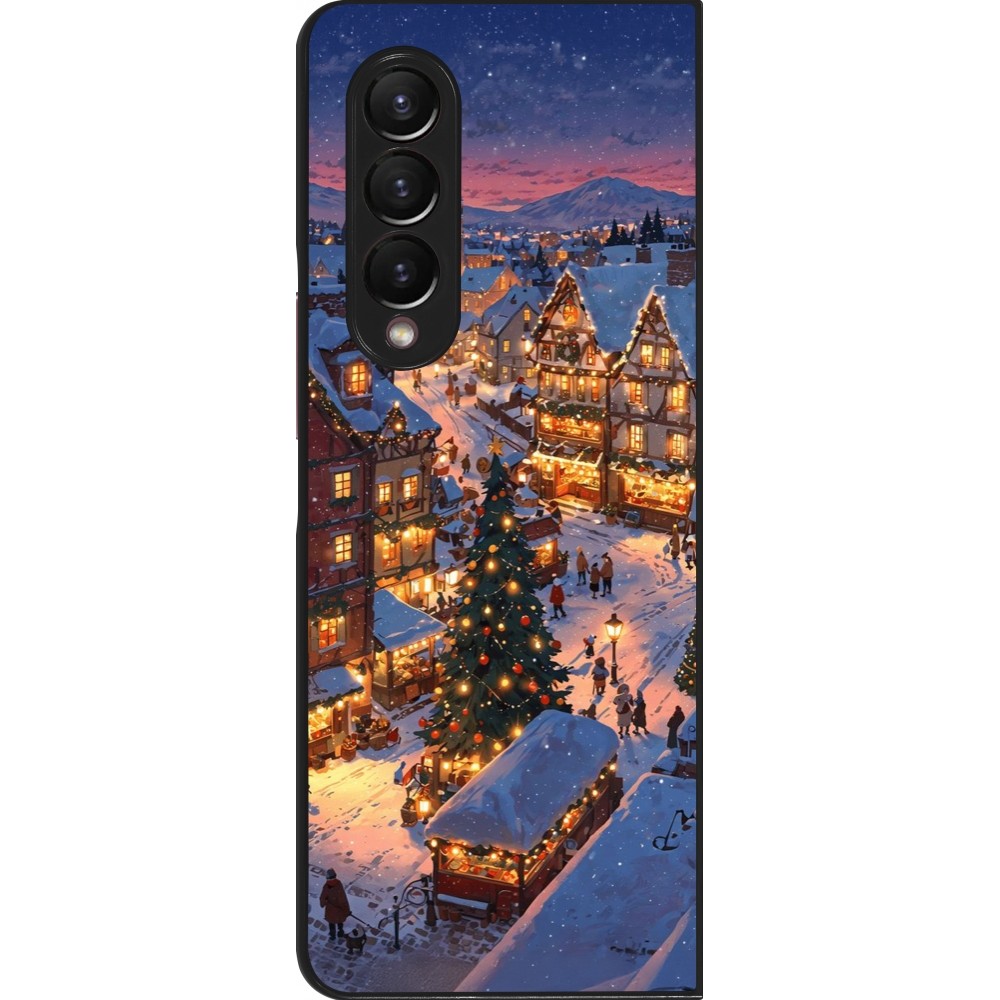 Coque Samsung Galaxy Z Fold4 - Christmas 25 Xmas Village