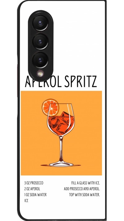 Samsung Galaxy Z Fold4 Case Hülle - Cocktail Rezept Aperol Spritz