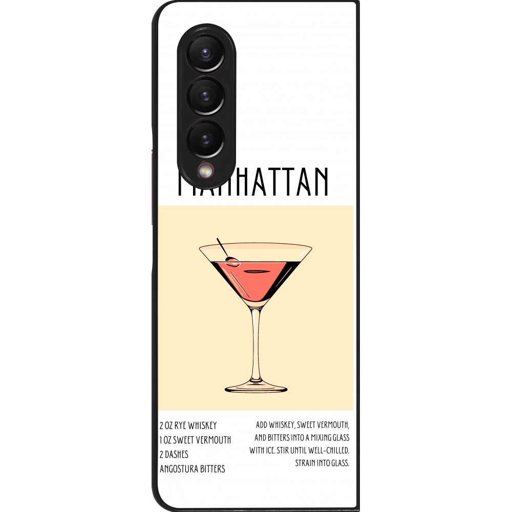 Coque Samsung Galaxy Z Fold4 - Cocktail recette Manhattan