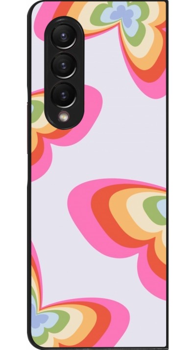 Samsung Galaxy Z Fold4 Case Hülle - Easter 2024 rainbow butterflies