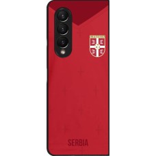 Samsung Galaxy Z Fold4 Case Hülle - Serbien 2022 personalisierbares Fussballtrikot