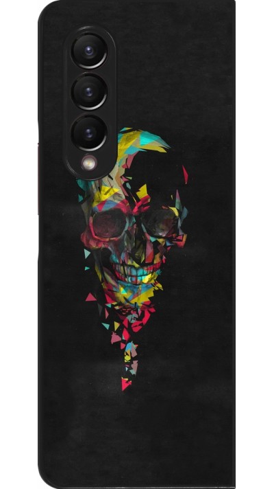 Samsung Galaxy Z Fold4 Case Hülle - Halloween 22 colored skull