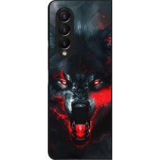 Samsung Galaxy Z Fold4 Case Hülle - Halloween 2024 mad werewolf