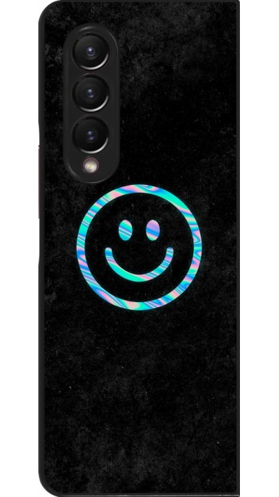 Samsung Galaxy Z Fold4 Case Hülle - Happy smiley irisirt