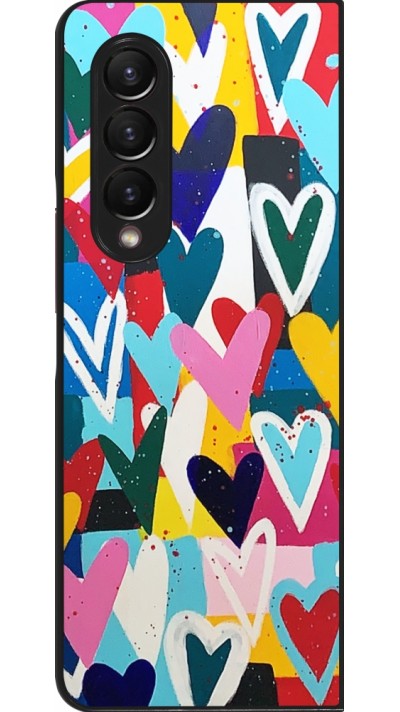 Samsung Galaxy Z Fold4 Case Hülle - Joyful Hearts