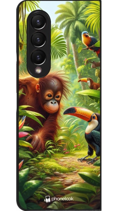Coque Samsung Galaxy Z Fold4 - Jungle Tropicale Tayrona