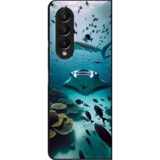 Samsung Galaxy Z Fold4 Case Hülle - Manta Lagune Reinigung