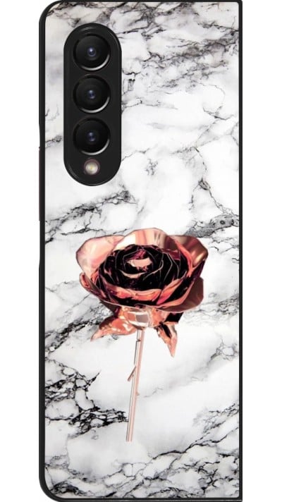 Coque Samsung Galaxy Z Fold4 - Marble Rose Gold