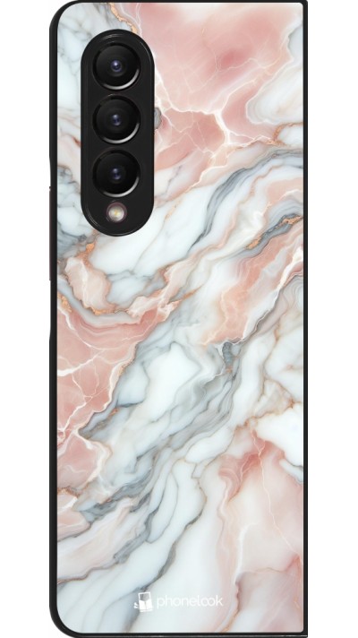 Samsung Galaxy Z Fold4 Case Hülle - Rosa Leuchtender Marmor
