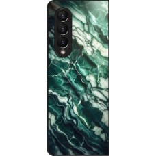 Samsung Galaxy Z Fold4 Case Hülle - Majestätischer grüner Marmor