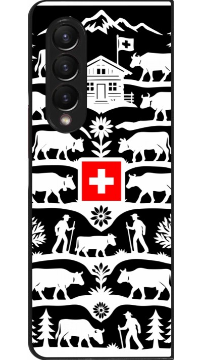 Coque Samsung Galaxy Z Fold4 - Poya Suisse 3 noir