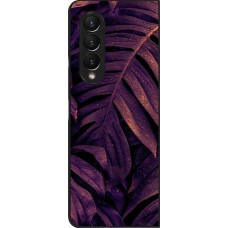 Samsung Galaxy Z Fold4 Case Hülle - Purple Light Leaves