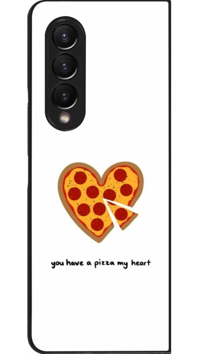 Coque Samsung Galaxy Z Fold4 - Saint Valentines Day 26 You have my pizza heart