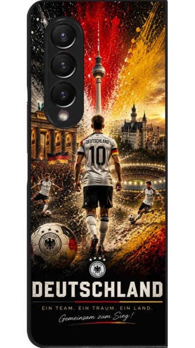 Coque Samsung Galaxy Z Fold4 - Football Allemagne splash 2026