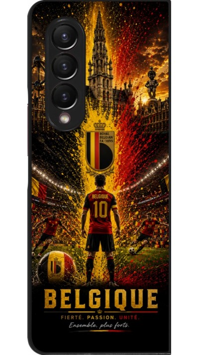 Coque Samsung Galaxy Z Fold4 - Football Belgique splash 2026