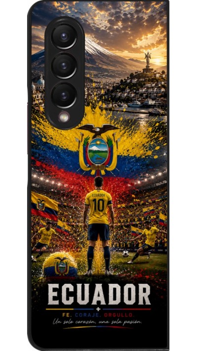 Coque Samsung Galaxy Z Fold4 - Football Équateur splash 2026