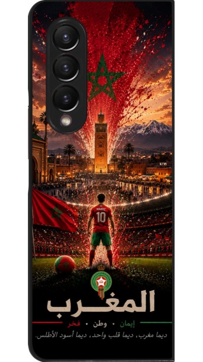 Coque Samsung Galaxy Z Fold4 - Football Maroc splash 2026