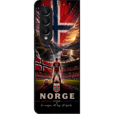Samsung Galaxy Z Fold4 Case Hülle - Fussball Norwegen splash 2026