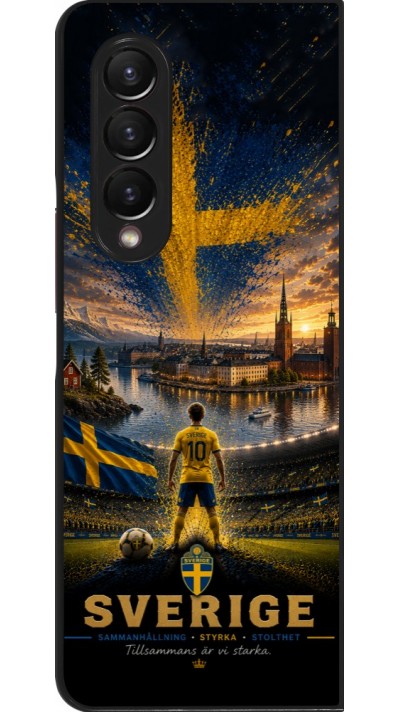 Coque Samsung Galaxy Z Fold4 - Football Suède splash 2026