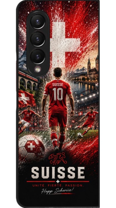 Coque Samsung Galaxy Z Fold4 - Football Suisse splash 2026