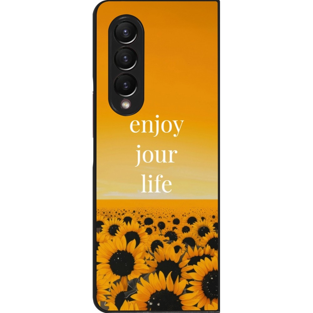 Samsung Galaxy Z Fold4 Case Hülle - Summer 2025 Enjoy your life