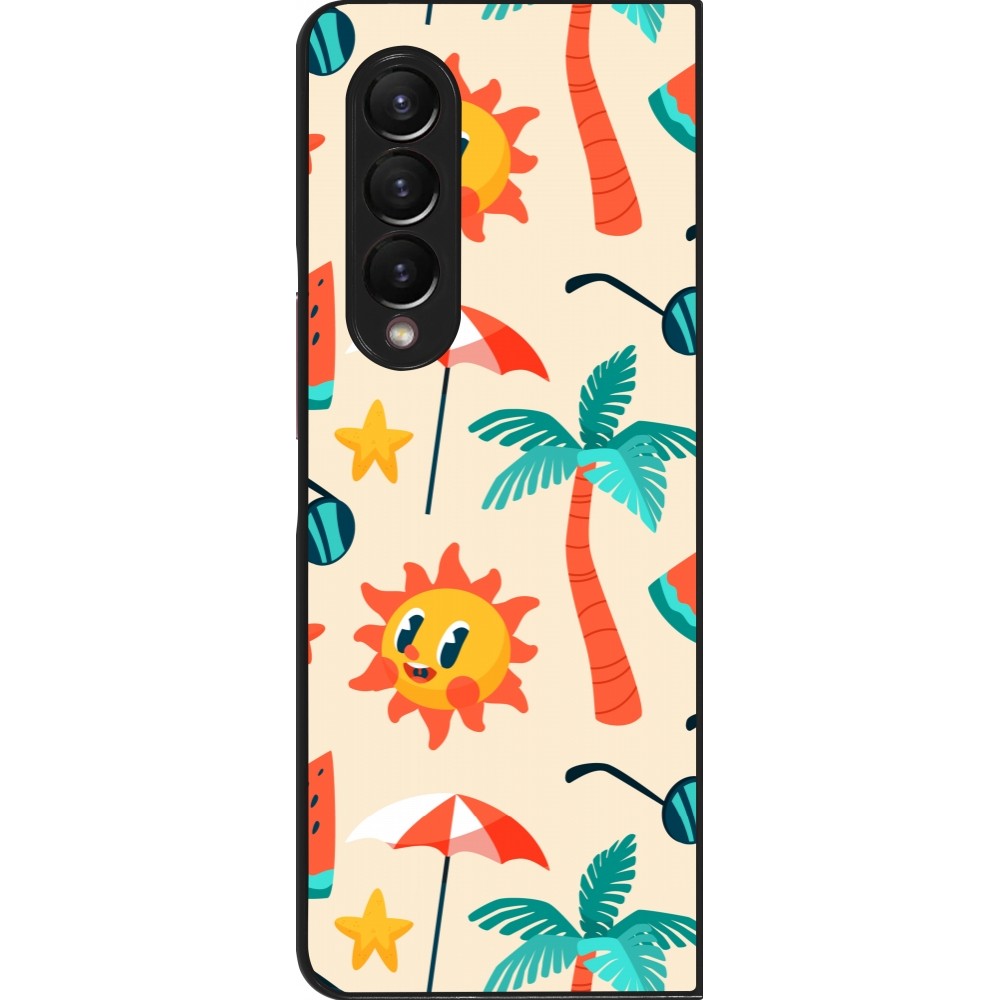 Coque Samsung Galaxy Z Fold4 - Summer 2025 Pattern soleil