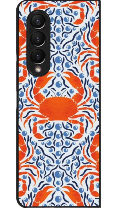 Coque Samsung Galaxy Z Fold4 - Crabs and pearls Summer 2026